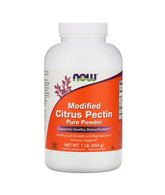 Now Foods, Modified Citrus Pectin, Pure Powder, 1 lb (454 g)