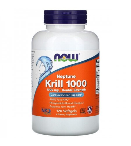 Now Foods, Neptune Krill 1000, 1,000 mg, 120 Softgels