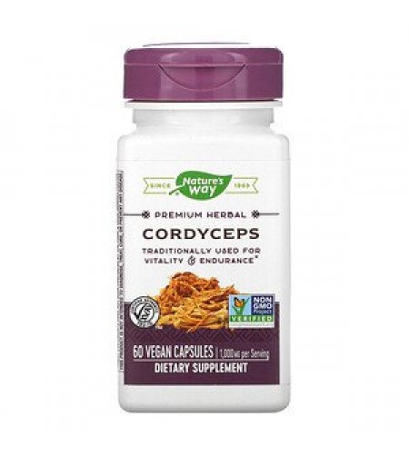 Nature's Way, Cordyceps, 1,000 mg, 60 Vegan Capsules