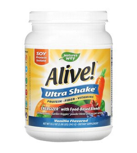 Nature's Way, Alive! Ultra Shake, Vanilla, 2.08 lbs (945 g)