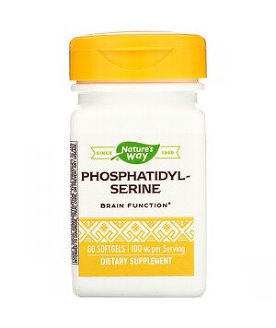 Nature's Way, Phosphatidylserine, 100 mg, 60 Softgels