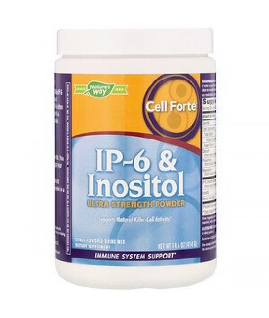 Nature's Way, Cell Forté, IP-6 & Inositol, Ultra-Strength Powder, Citrus Flavored, 14.6 oz (414 g)