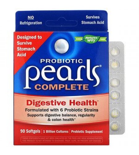    Nature's Way, Probiotic Pearls Complete, 90 Softgels