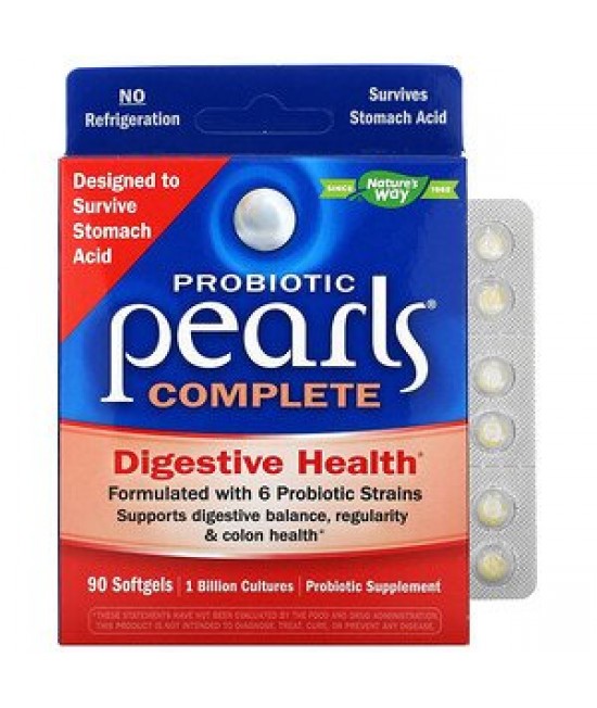    Nature's Way, Probiotic Pearls Complete, 90 Softgels