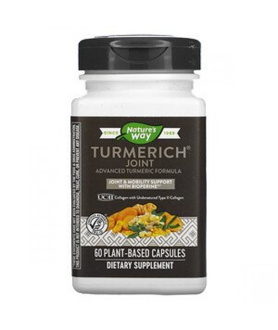 Nature's Way, Turmerich, Joint, 400 mg, 60 Plant-Based Capsules