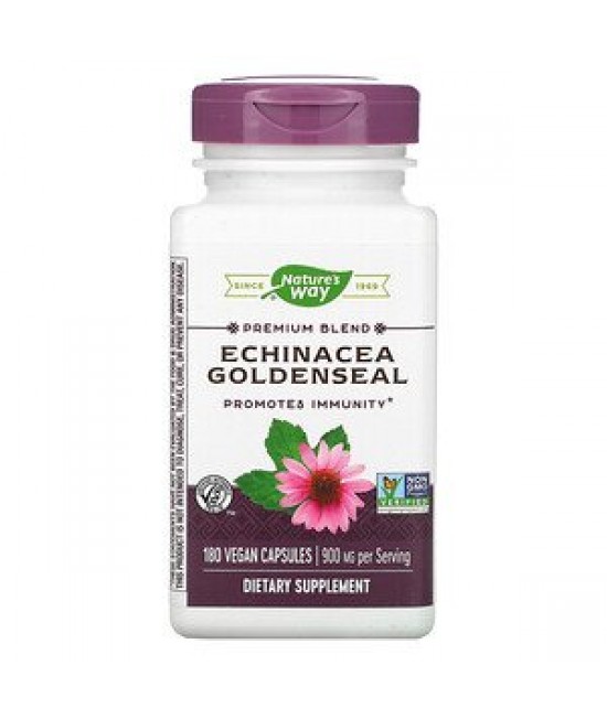 Nature's Way, Echinacea Goldenseal, 900 mg, 180 Vegan Capsules