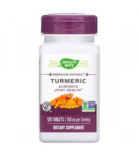 Nature's Way, Turmeric, 500 mg, 120 Tablets