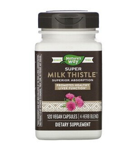    Nature's Way, Super Milk Thistle, 120 Vegan Capsules