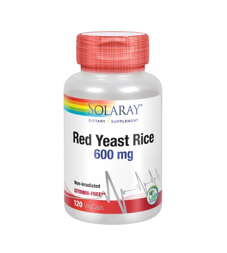 Solaray Red Yeast Rice, 600mg, 120 Capsules