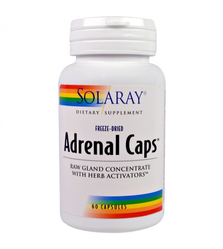 Solaray Adrenal Caps, 60 Capsules