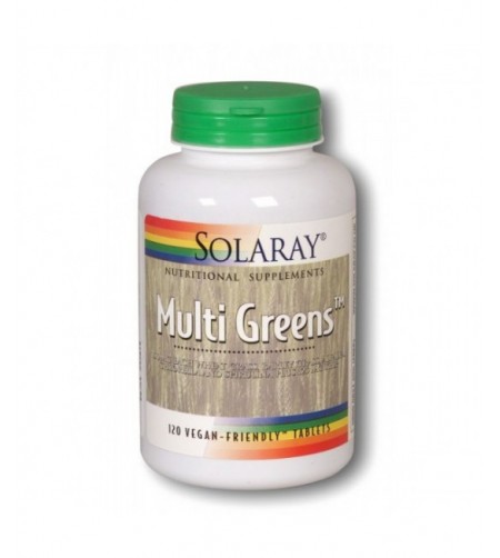 Solaray Multigreens, 120 Tablets