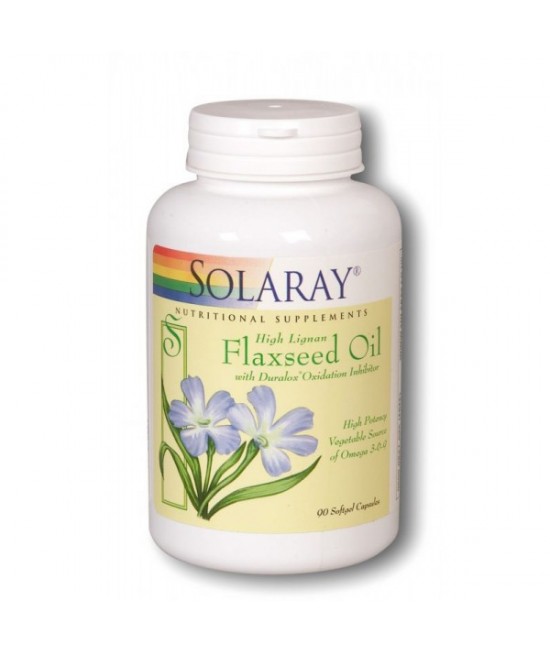 Solaray Flaxseed Oil, 90 SoftGels