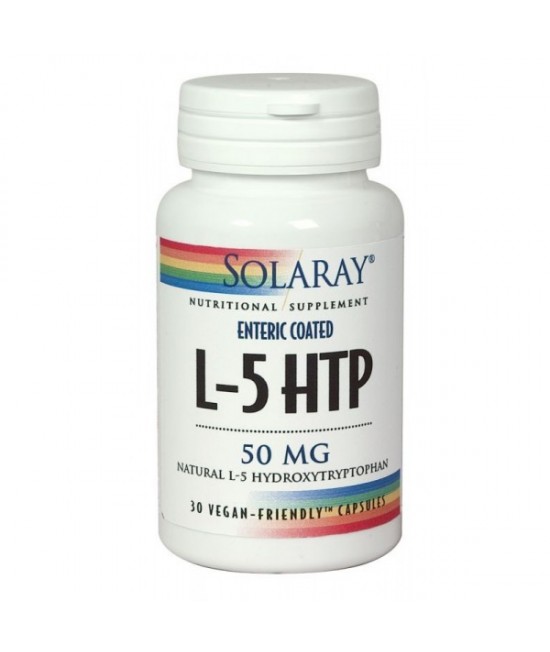 Solaray L-5 HTP, 50mg, 30 Vcapsules