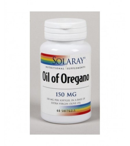 Solaray Oil of Oregano, 150mg, 60 SoftGels