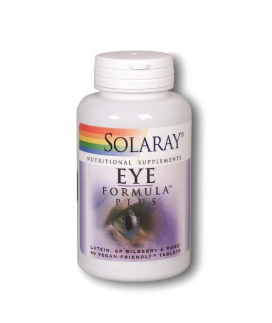 Solaray Eye Formula Plus, 60 Tablets