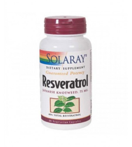 Solaray Resveratrol Plus, 30 Vcapsules