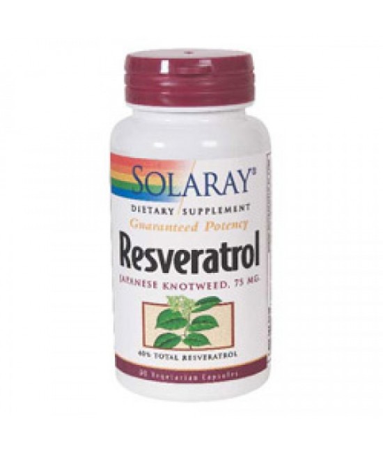 Solaray Resveratrol Plus, 30 Vcapsules
