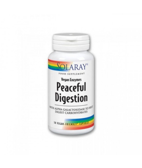 Solaray Peaceful Digestion, 50 Vcapsules