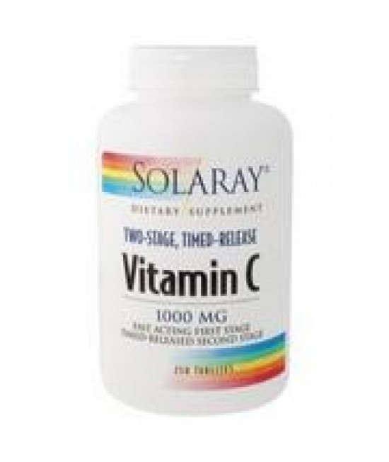 Solaray Vitamin C Two Stage Time Release, 1000mg, 60 Vcapsules