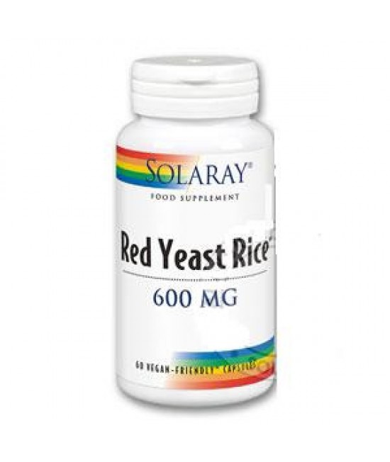 Solaray Red Yeast Rice, 600mg, 60 Vcapsules