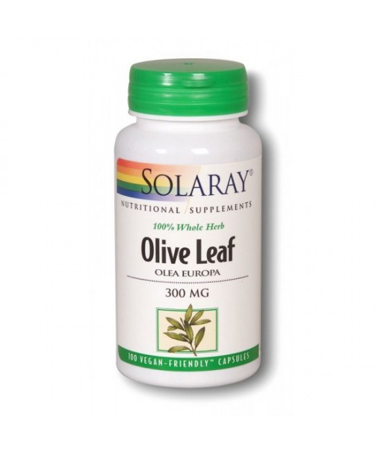 Solaray Olive Leaf, 300mg, 100 Vcapsules