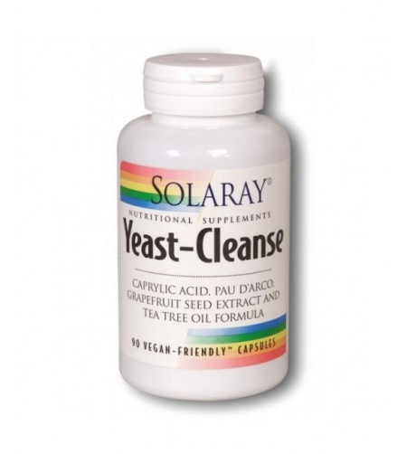 Solaray Yeast Cleanse, 90 Vcapsules