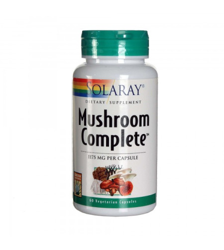 Solaray Mushroom Complete, 1175mg, 60 Vcapsules