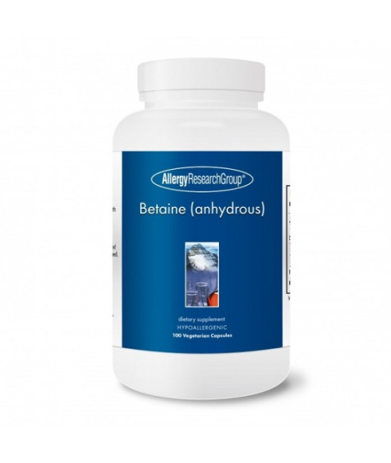 Allergy Research Betaine (anhydrous) 750mg, 100 Capsules