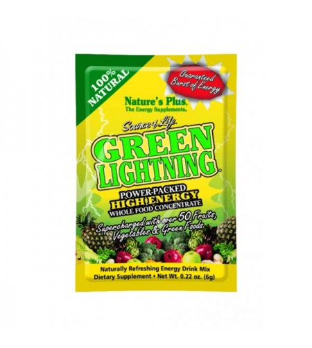 Nature's Plus Source of Life Green Lightning Energy Drink, 20