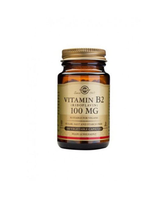 Solgar Vitamin B2, 100mg, 100 Capsules