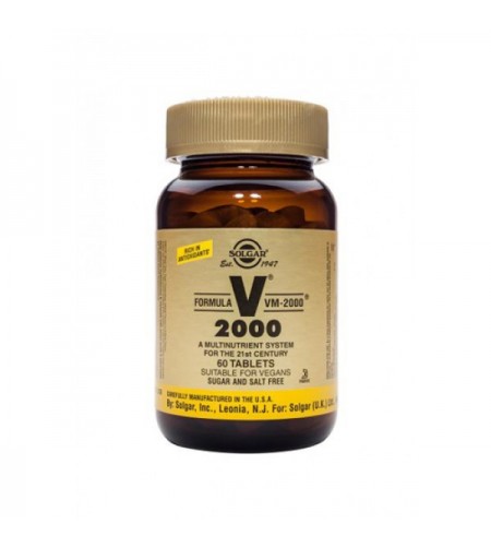 Solgar Formula VM-2000 Multi-Nutrient, 60 Tablets