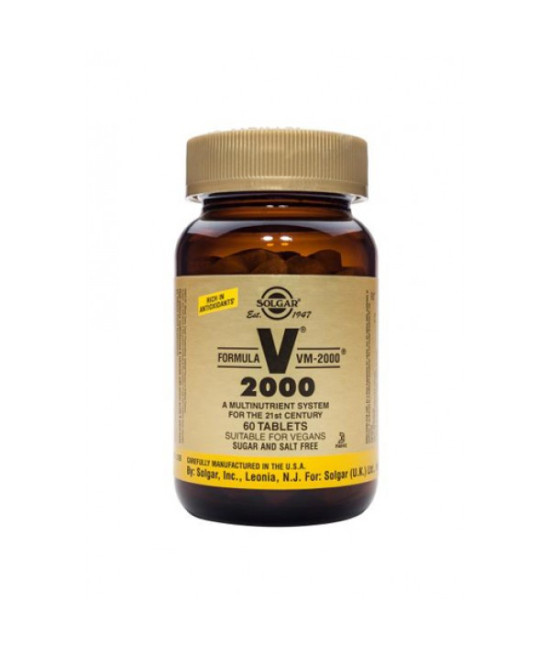 Solgar Formula VM-2000 Multi-Nutrient, 60 Tablets