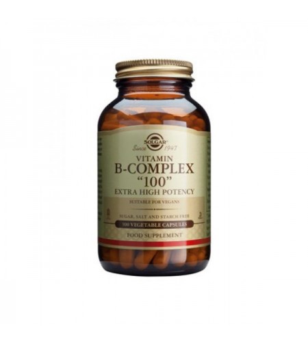 Solgar Formula Vitamin B-Complex "100", 100 Vcapsules