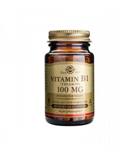 Solgar Vitamin B1, 100mg, 100 Capsules