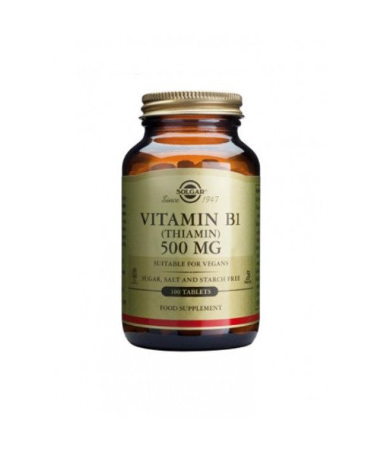 Solgar Vitamin B1, 500mg, 100 Tablets