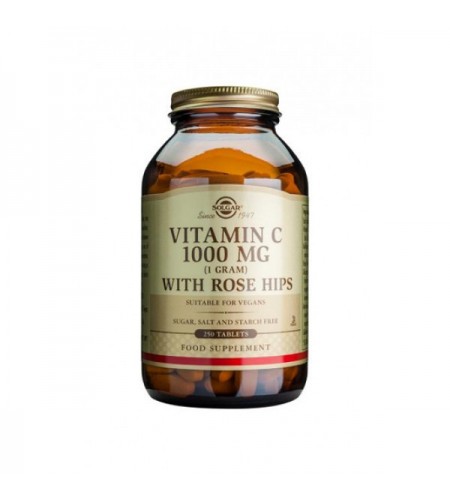 Solgar Vitamin C with Rose Hips 250 Tablets
