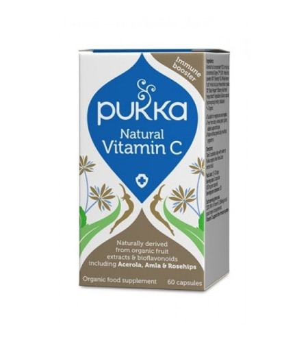 Pukka Natural Vitamin C, 60 Vcapsules