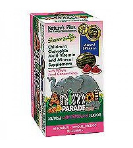 Nature's Plus Animal Parade, Watermelon, 90 Tablets