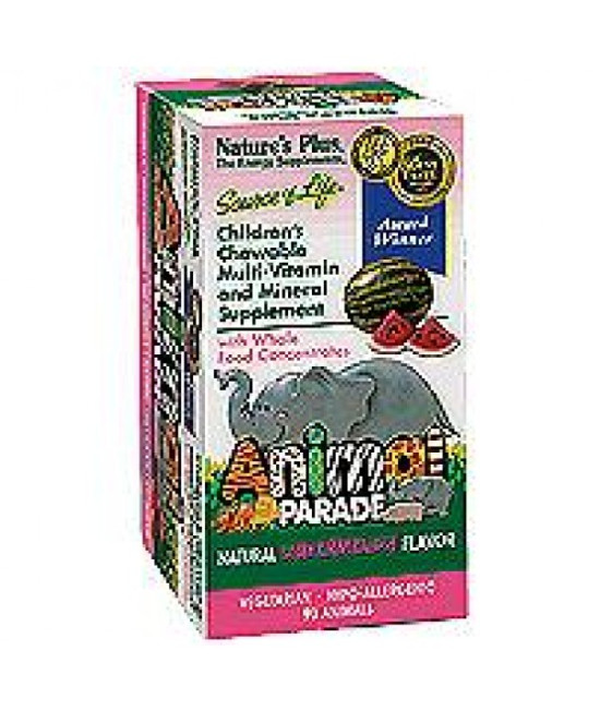 Nature's Plus Animal Parade, Watermelon, 90 Tablets