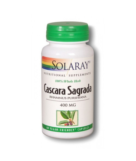 Solaray Cascara Sagrada, 60 Vcapsules