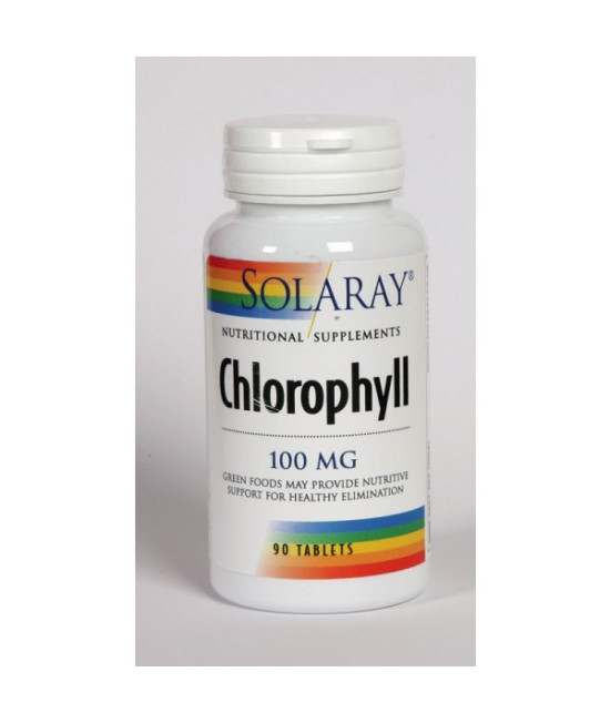 Solaray Chlorophyll, 100mg, 90 Tablets