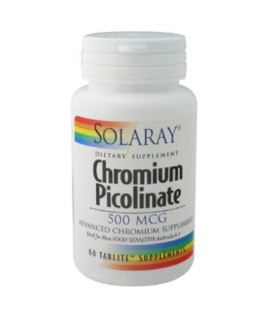 Solaray Chromium Picolinate, 1000mcg, 100Loz