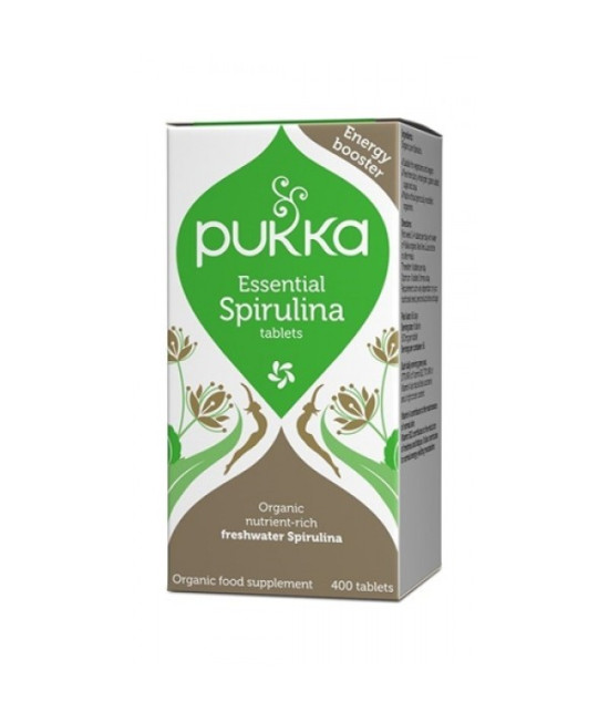 Pukka Essential Spirulina Tablets, 400 Tablets