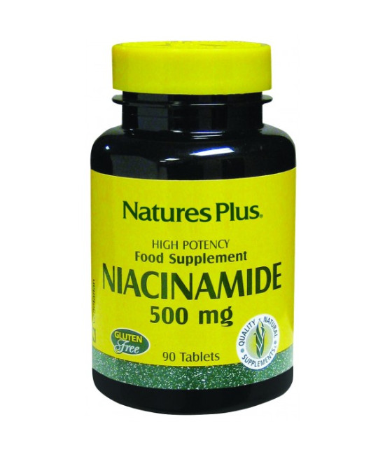 Nature's Plus Niacinamide, 500mg, 90 Tablets